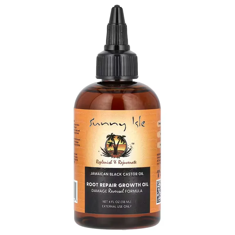 Sunny Isle – Jamaikanisches schwarzes Rizinusöl für Haarwachstum und -reparatur – 120 ml