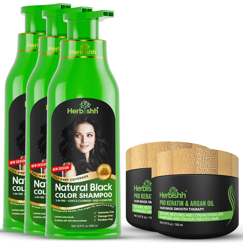 Beim Kauf von 3 Farbshampoos erhalten Sie 2 Haarmaske gratis dazu.